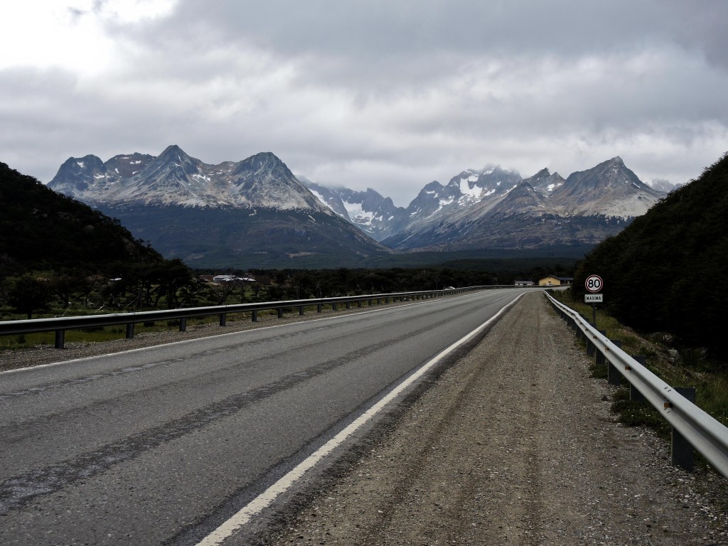 Passing by a glacier