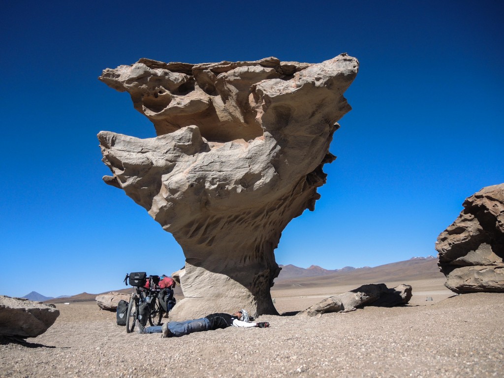 Arbol de Piedra. Stone formed by wind.